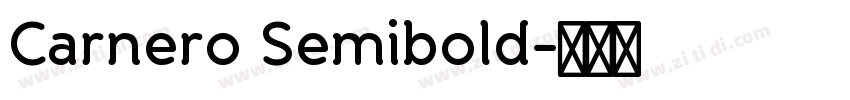 Carnero Semibold字体转换
